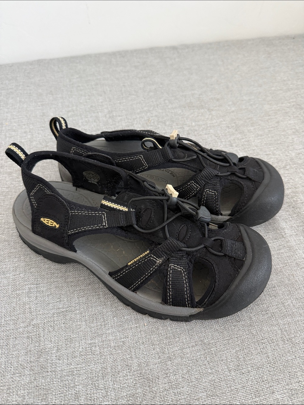 Keen Black and Gray Women's Outdoor Sandals